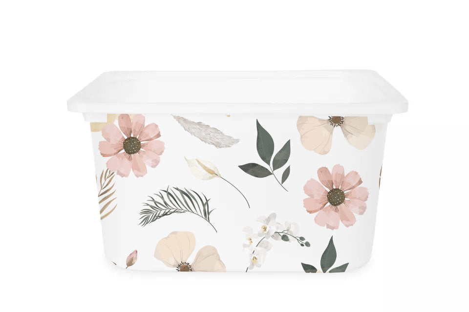 Samolepka na Trofast box SPRING FLOWERS