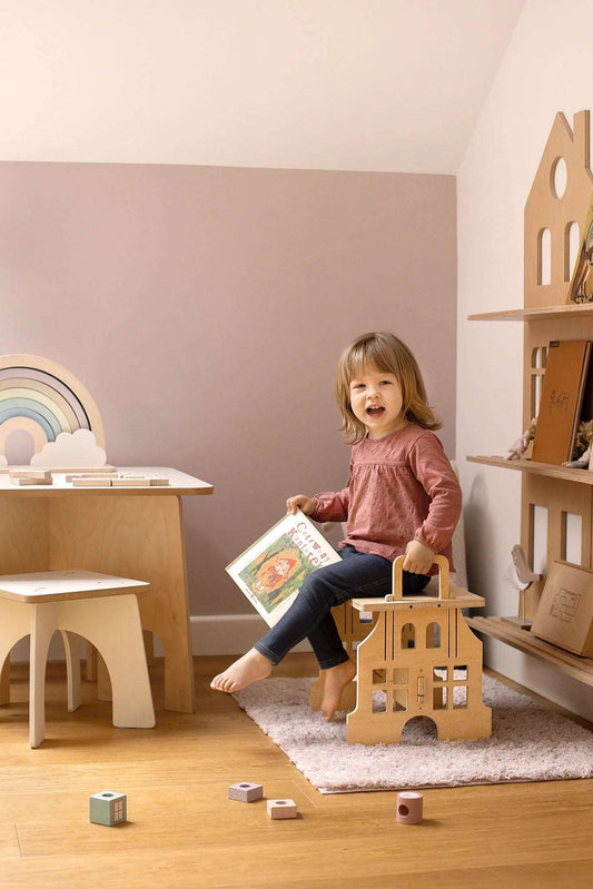 Dětská stolička - Vivawood - montessori dřevěné hračky